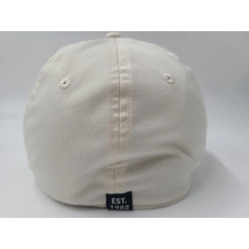 Callaway Golf Flex Fitted S-M Hat Cap Polyester Blend Casual Dad Men Women White